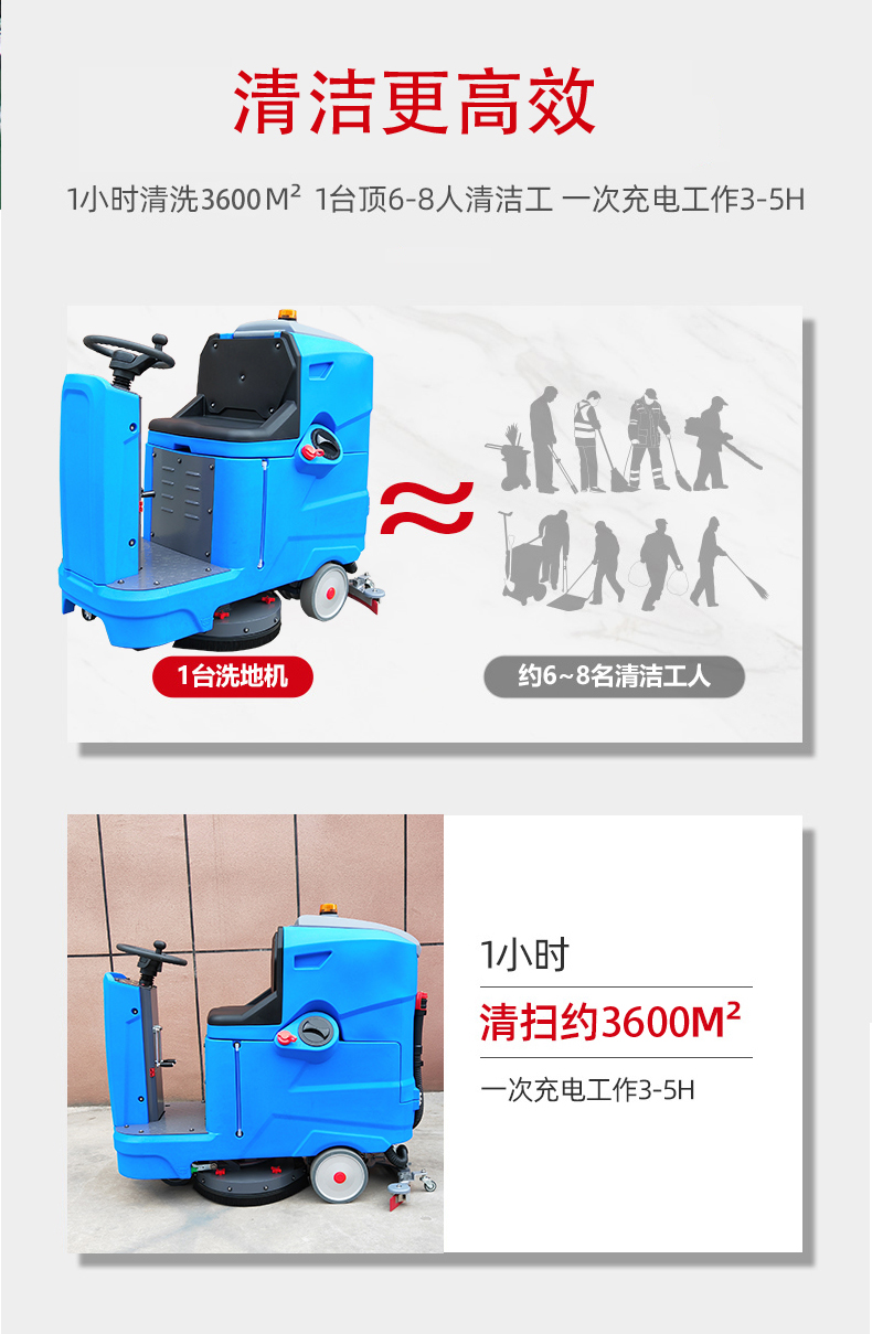 江津驾驶式洗地机更适合用在高铁站